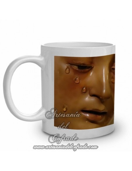Taza con fotografia de la Virgen de las Angustias de Cordoba