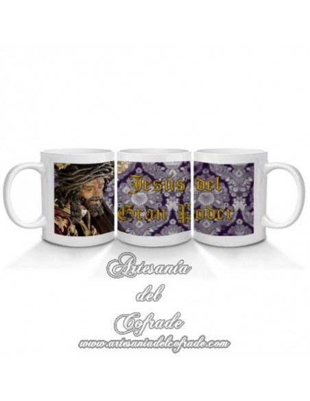 Taza con fotografia de Jesús del Gran Poder de Sevilla