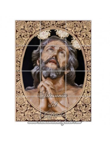 Retablo de 12 azulejos del Cristo de las Penas de la Estrella ( Sevilla)