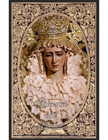 Azulejo rectangular de la Virgen del Dulce Nombre, obra de Castillo Lastrucci.