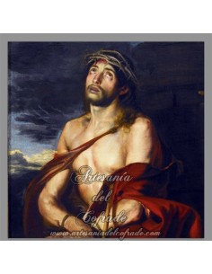 Placa madera 15x15 de Jesús Ecce Homo