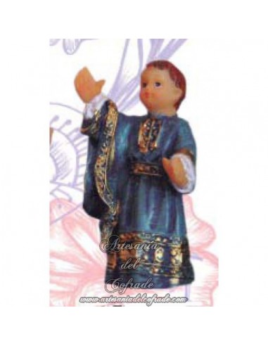 Figura niño mod:2 del paso de la borriquita sin pintar de 5 ctm.