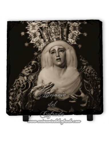 Pizarra 10x10 de la Virgen de los Dolores y Misericordia de Sevilla