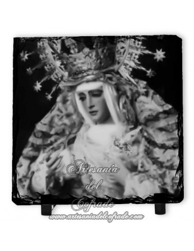 Pizarra cuadrada de la Virgen de la Esperanza de Triana