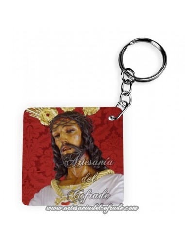 Llavero Cuadrado del Cautivo de Malaga