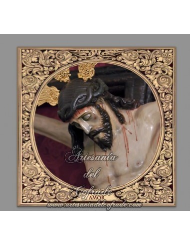 Azulejo cuadrado del Cristo del Amor de Cordoba