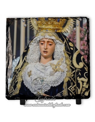Pizarra cuadrada de la Virgen del Valle