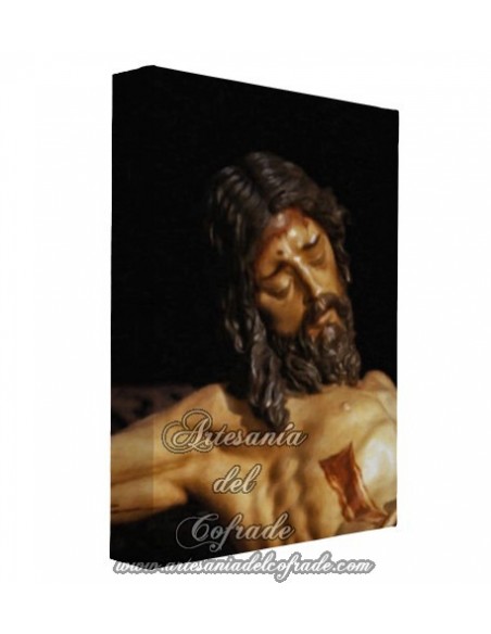 Lienzo con bastidor 20x30 del Cristo de la Buena Muerte (Estudiantes,Sevilla)
