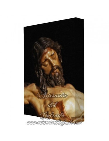 Lienzo con bastidor 20x30 del Cristo de la Buena Muerte (Estudiantes,Sevilla)