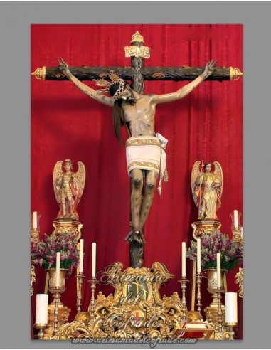 Azulejo rectangular del Santísimo Cristo de Gracia de Cordoba