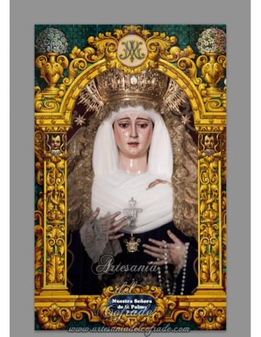 Azulejo rectangular de la Virgen de la Palma (Buen Fin de Sevilla)
