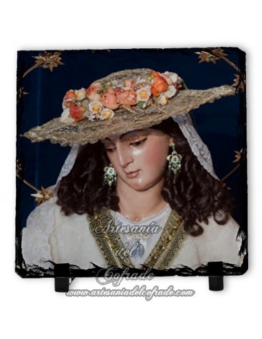 Pizarra cuadrada de la Divina Pastora de San Antonio (Sevilla)