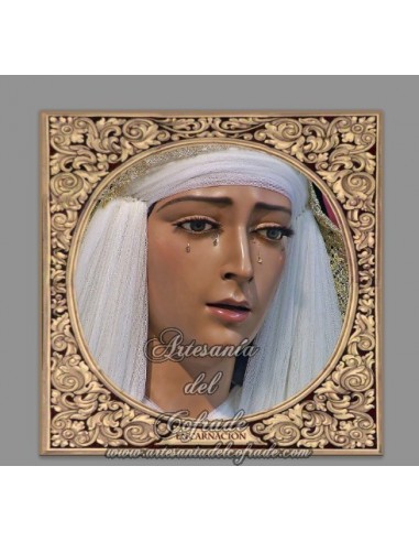 Azulejo cuadrado de la Virgen Santísima de la Encarnación de Cordoba