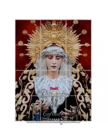 Se vende este retablo cerámico de la Virgen de los Dolores del Cerro del Aguila -Tienda Cofrade
