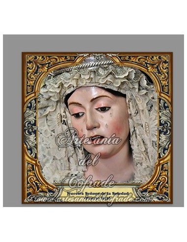 Bonita cerámica de la virgen de la Soledad de Puerto Real (Cádiz)