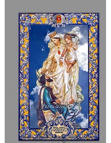 Se vende baldosa de cerámica con Nuestra Madre de la Merced - Tienda Religiosa