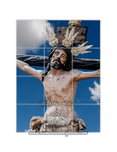 Se vende mosaico de 12 azulejos del Cristo de la Exaltación de Sevilla - Tienda Cofrade