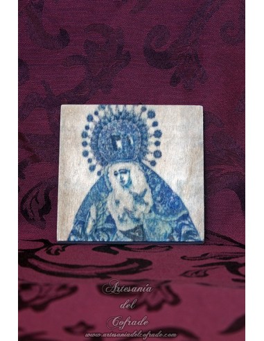 Se vende esta baldosa de madera 10x10 de la Esperanza de Triana de Sevilla