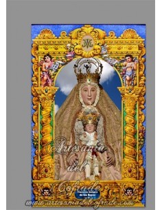 En venta este azulejo de la Virgen de los Reyes (Patrona de Sevilla) - Tienda Cofrade