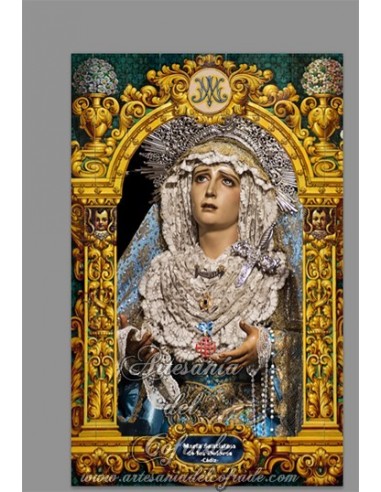 Se vende este azulejo de la Virgen de los Dolores de la Cofradia del Nazareno de Cádiz