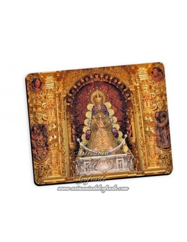 Alfombra de ratón con la Virgen del Rocio (Patrona de Almonte) más souvenirs y regalos para el Rociero en nuesta web