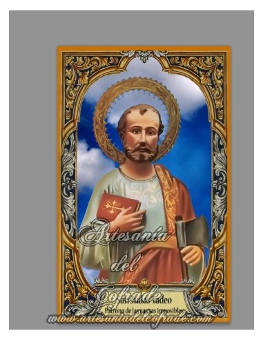 Azulejo rectangular de San Judas Tadeo (Patrón de los casos difíciles) solo en nuestra Tienda Religiosa online