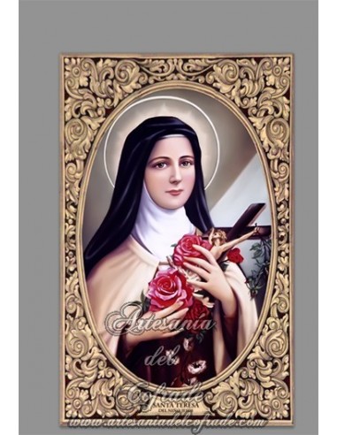 Azulejo de cerámica de Santa Teresita del niño Jesús solo en venta en nuestra tienda de articulos religiosos