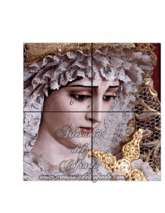 Retablo de 4 azulejos de María Santísima de las Penas de Cádiz solo en venta en tu tienda cofrade de confianza