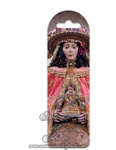 Se vende marca página de plástico con la Virgen del Rocío (La Blanca Paloma) en tu tienda de productos religiosos de confianza
