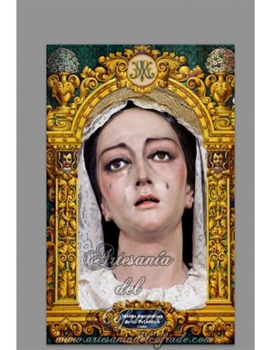 Azulejo rectangular de María Santísima de la Trinidad de Cádiz solo en venta en nuestra tienda cofrade online