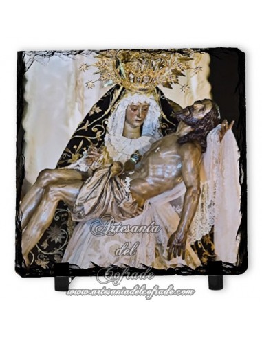 Baldosa de pizarra cuadrada de Nuestra Señora de las Angustias de Córdoba