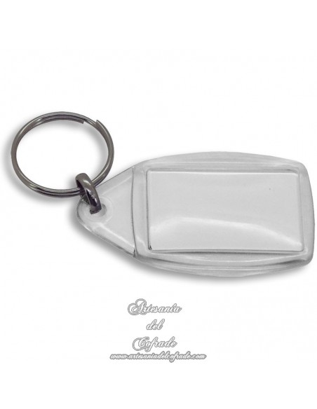 LLavero de metacrilato rectangular personalizable con su fotografía