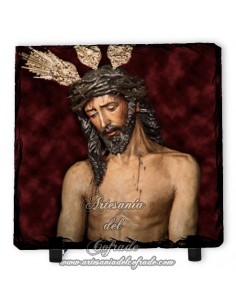 Portafoto de pizarra cuadrada de Jesús de la Presentación al Pueblo de Sevilla solo en venta en la tienda cofrade online