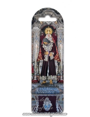 Marca página de plástico de Nuestro Padre Jesús de la Pasión y Nuestra Madre y Señora de la Merced de Sevilla