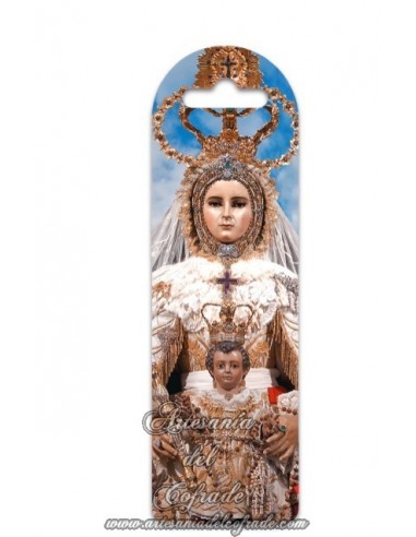 Marca página de plástico de Nuestra Señora del Rosario (Patrona de Cádiz) solo en venta en nuestra tienda online