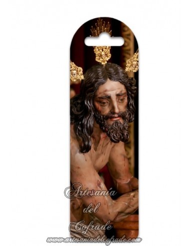 Marca página de plástico de la Sagrada Columna y Azotes de Nuestro Señor Jesucristo (Las Cigarreras de Sevilla)