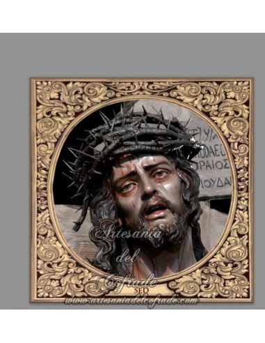 Azulejo cuadrado del Santísimo Cristo de la Sed de Cadiz. Solo en venta en nuestra Tienda Cofrade
