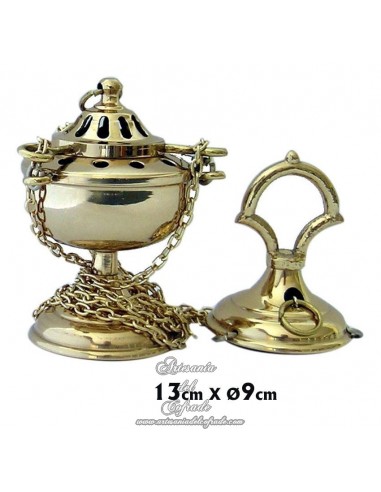 INCENSARIO BRONCE MEDIANO NIQUEL BOTAFUMEIRO EN VENTA EN NUESTRA TIENDA COFRADE
