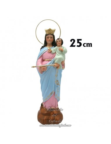Figura de Maria Auxiliadora de 25 ctm de escayola pintada en venta en nuestra tienda de articulos religiosos