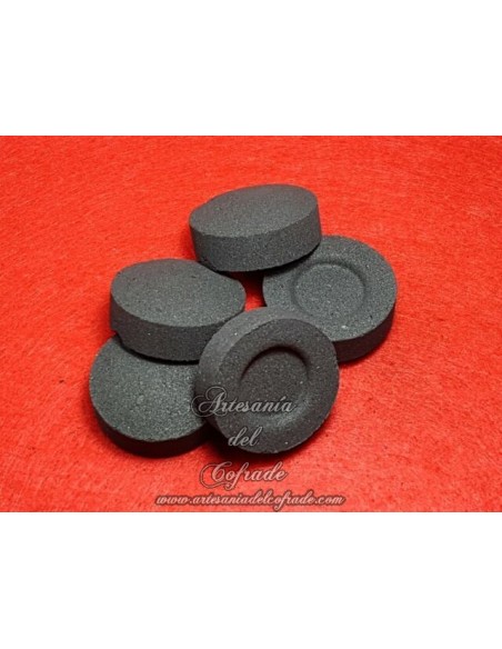 Pastillas de Carbón de 3 ctm de rápido encendido y gran durabilidad