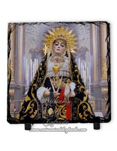 Baldosa de pizarra cuadrada de Nuestra Señora de los Dolores Coronada de Córdoba en venta en nuestra tienda cofrade