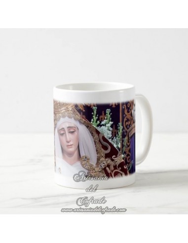 Taza Cofrade de María Santísima de la Victoria Coronada (Cigarreras de Sevilla) en venta en nuestra tienda de semana