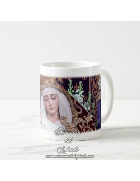 Taza Cofrade de María Santísima de la Victoria Coronada (Cigarreras de Sevilla) en venta en nuestra tienda de semana