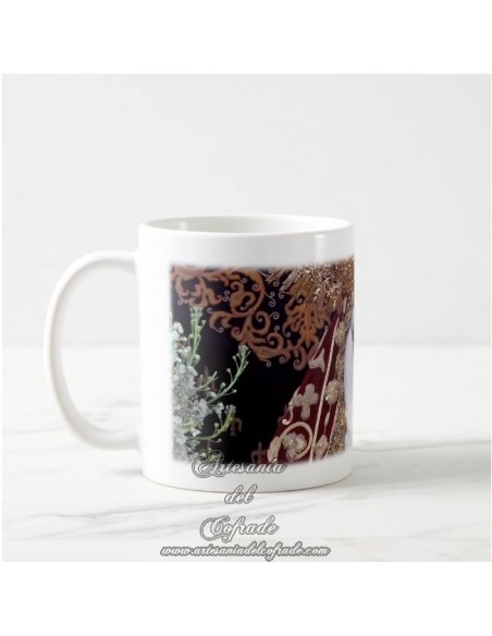 Taza Cofrade de María Santísima de la Victoria Coronada (Cigarreras de Sevilla) en venta en nuestra tienda de semana santa.