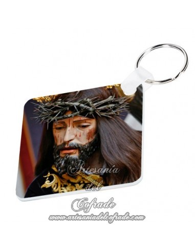 Llavero cuadrado de Jesús Caído de Cordoba, solo en venta en nuestra tienda cofrade