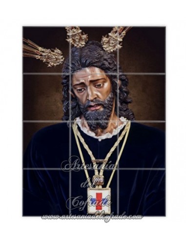 Retablo de 12 azulejos de Nuestro Padre Jesús Cautivo y Rescatado de Sevilla en venta en tu tienda Artesania del Cofrade