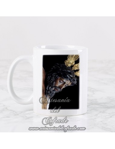 Taza Cofrade del Santísimo Cristo de la Buena Muerte de la Hiniesta en venta en nuestra tienda de semana santa.