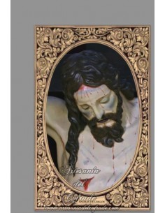 Se vende azulejo del Santísimo Cristo de Ánimas de Ciegos de Málaga. Solo en venta en nuestra Tienda Cofrade.