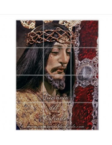 Retablo de 12 azulejos de Nuestro Padre Jesús Nazareno de Cádiz en venta en tu tienda Artesania del Cofrade
