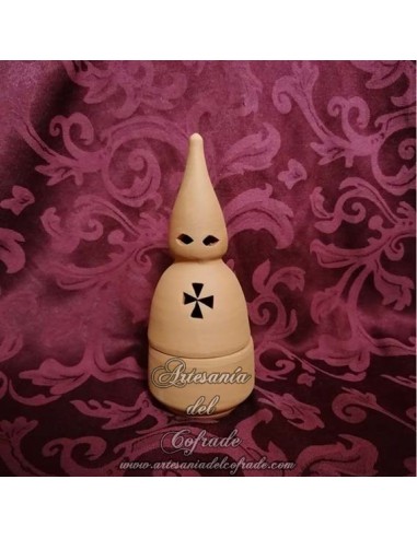 Incensario de barro con forma de Nazareno ideal para quemar incienso cofrade en casa. En venta en nuestra tienda online.
